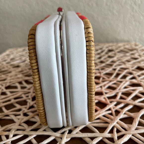 NWT KATE SPADE Wicker Kit Clutch Crossbody - Picture 7 of 15
